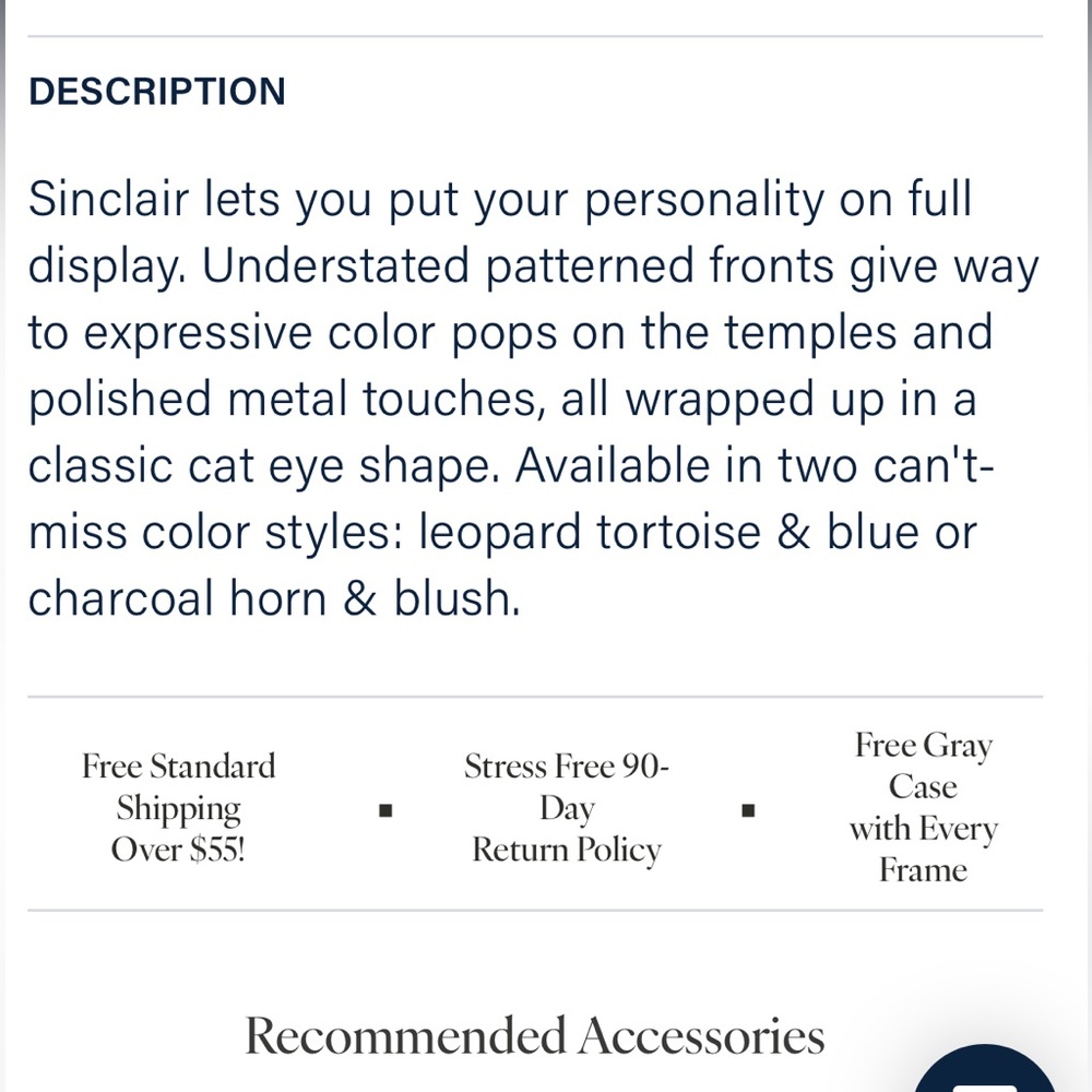 Peepers Sinclair Blue Light Tortoise and Blue Color reading glasses 1.5 strength - Picture 12 of 14